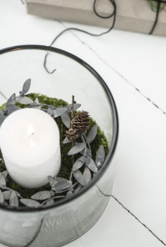 Preview: IB Laursen massives mundgeblasenes Glas H 13cm